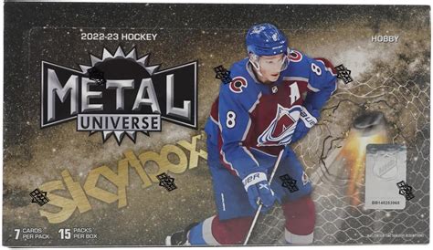 metal universe hockey box|22 23 skybox metal hockey.